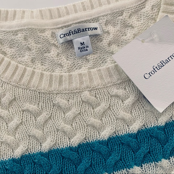 Croft & Barrow  Cable Knit Sweater - Picture 5 of 6